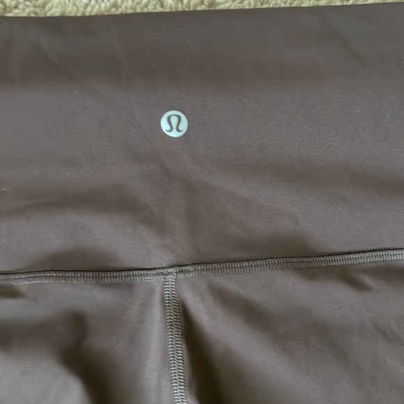 Lululemon Align cropped brown legging scalloped bottom size 6 - Picture 5 of 5